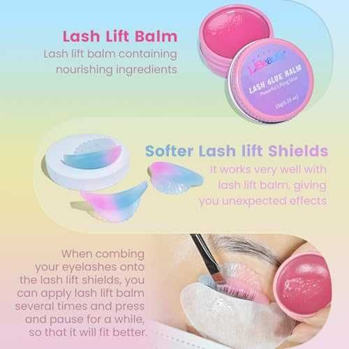 Нов Професионален комплект за повдигане на мигли вежди козметика жени