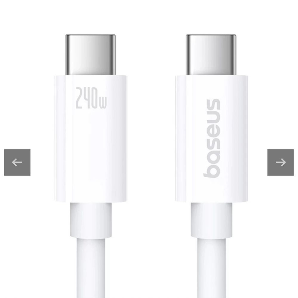 Кабель Baseus Superior Series 2 FC USB-C to USB-C 240W 1m