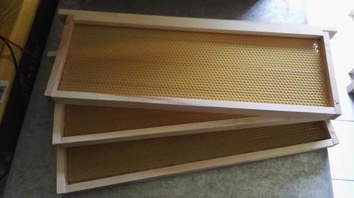 Пчелни рамки с восъчни основи