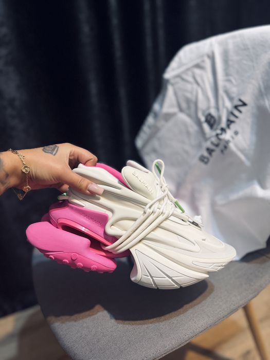 Balmain Unicorn alb cu roz