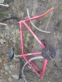 Cadru bicicleta mtb roșu