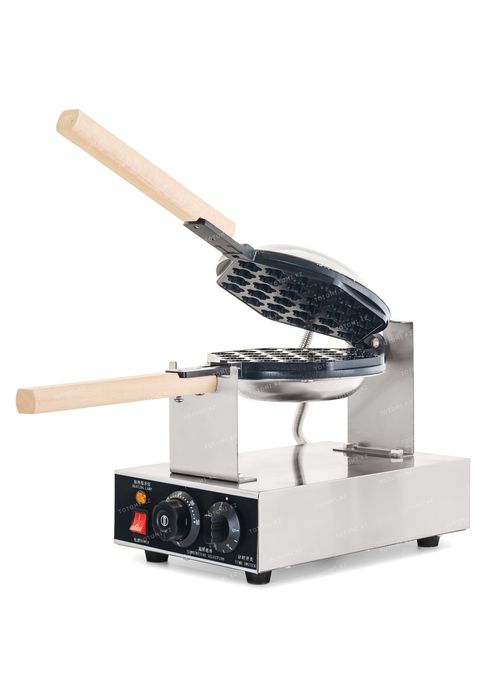 Гонконгская вафельница звезда черная 5 слоев тефлона