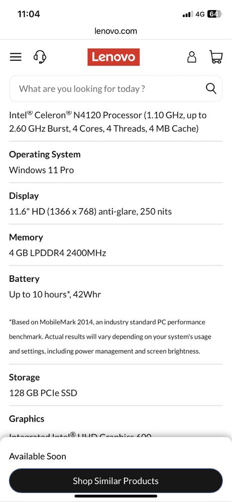 Lenovo 100e 2nd Gen