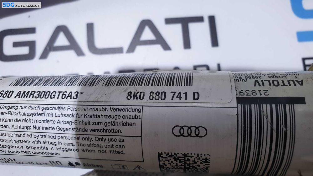 Airbag Cortina Stanga Audi A4 B8 2008 - 2015 Cod 8K0880741D