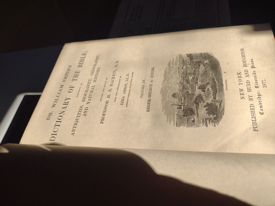 Антикварни книги - Smith's Dictionary of the bible