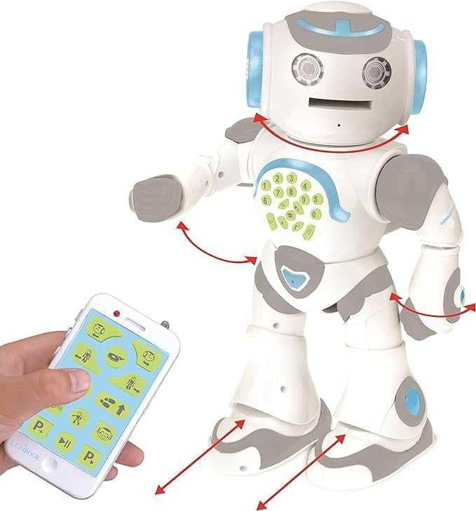 Robot Powerman MAX, Lexibook, Efect sunet, 3ani+, Multicolor