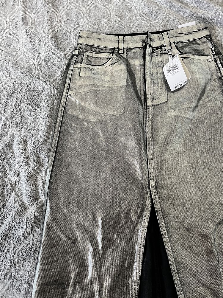 Fusta lunga mango xxs metalica