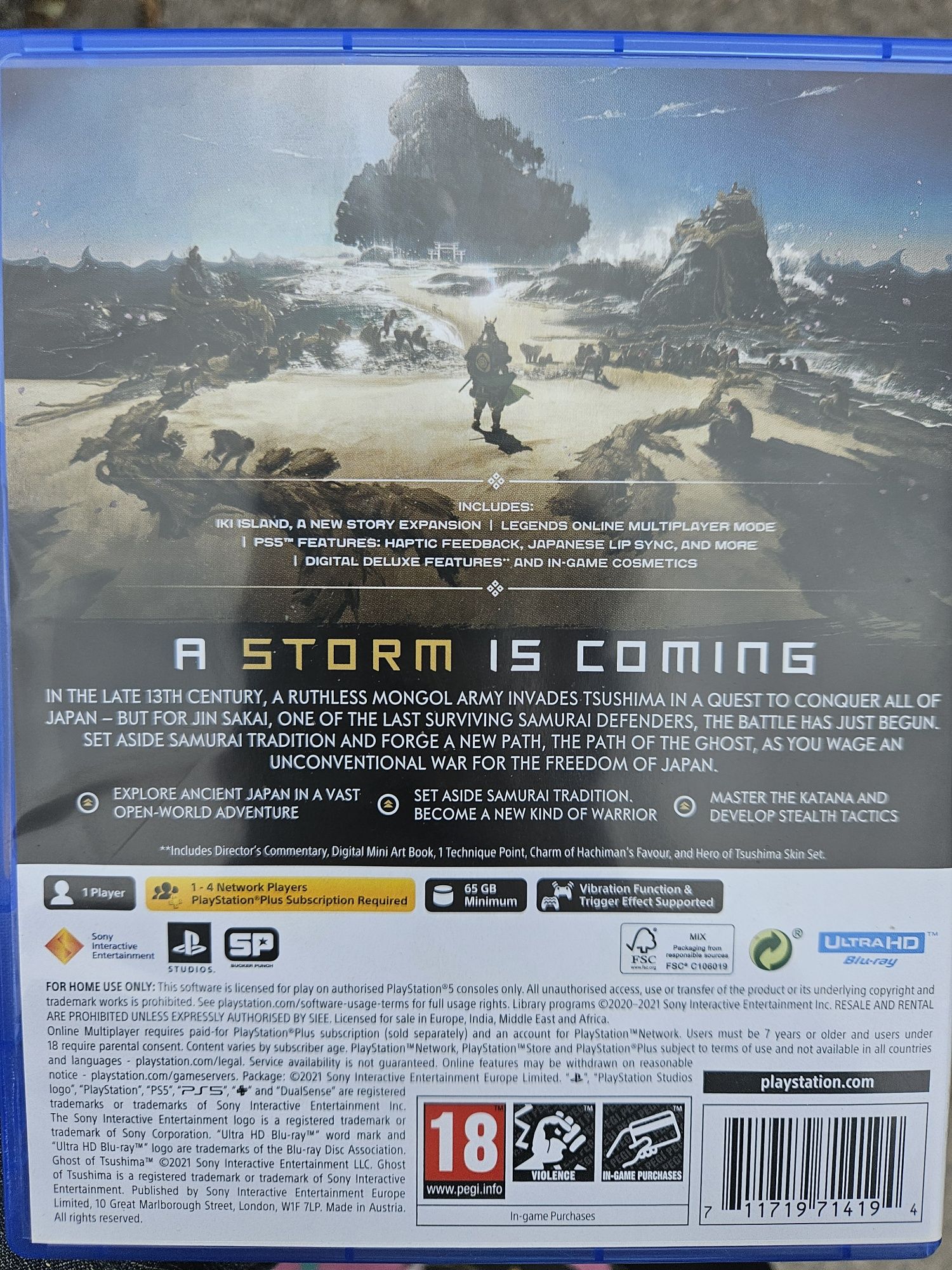 Ghost of tsushima ps5 Playstation 5