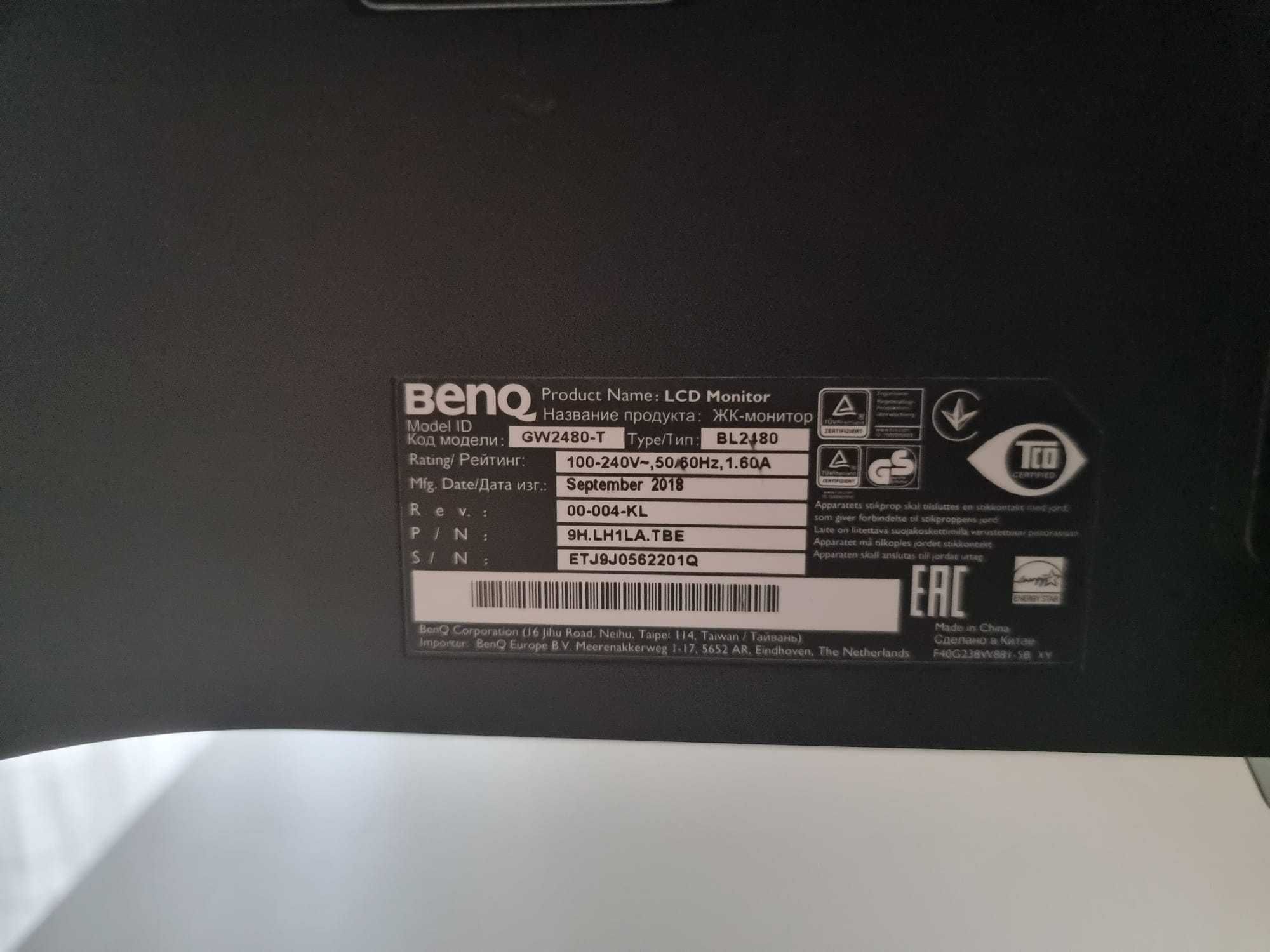 Monitor BenQ 24" IPS LED (GW2480-T)