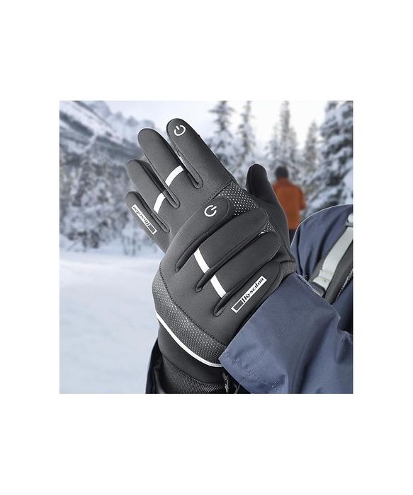 Manusi de iarna pt cliclism, ski, cu touchscreen, M, KynciLor