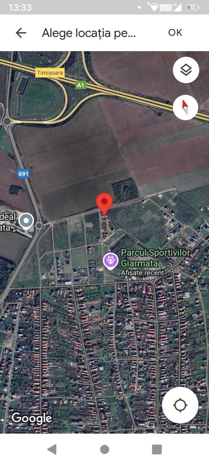 Pers fizica, vand teren 631 mp intravilan