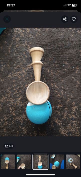 Kendama krom pop