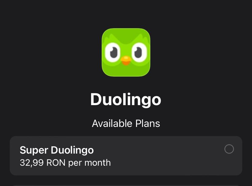 Duolingo Super Abonament / Luna