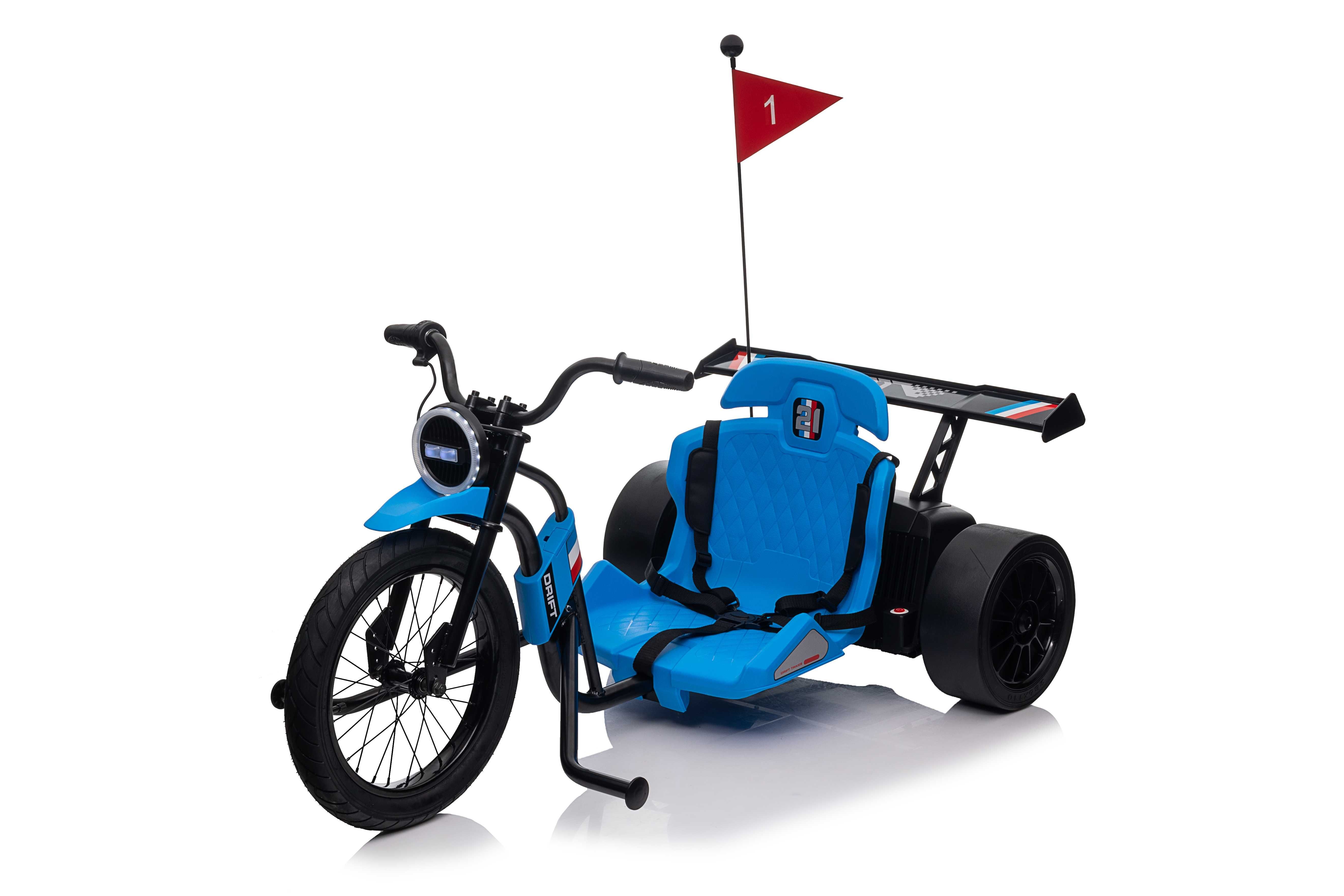 Motocicleta electrica Kinderauto BJSX2338  2x 250W, 24V 10Ah #Blue