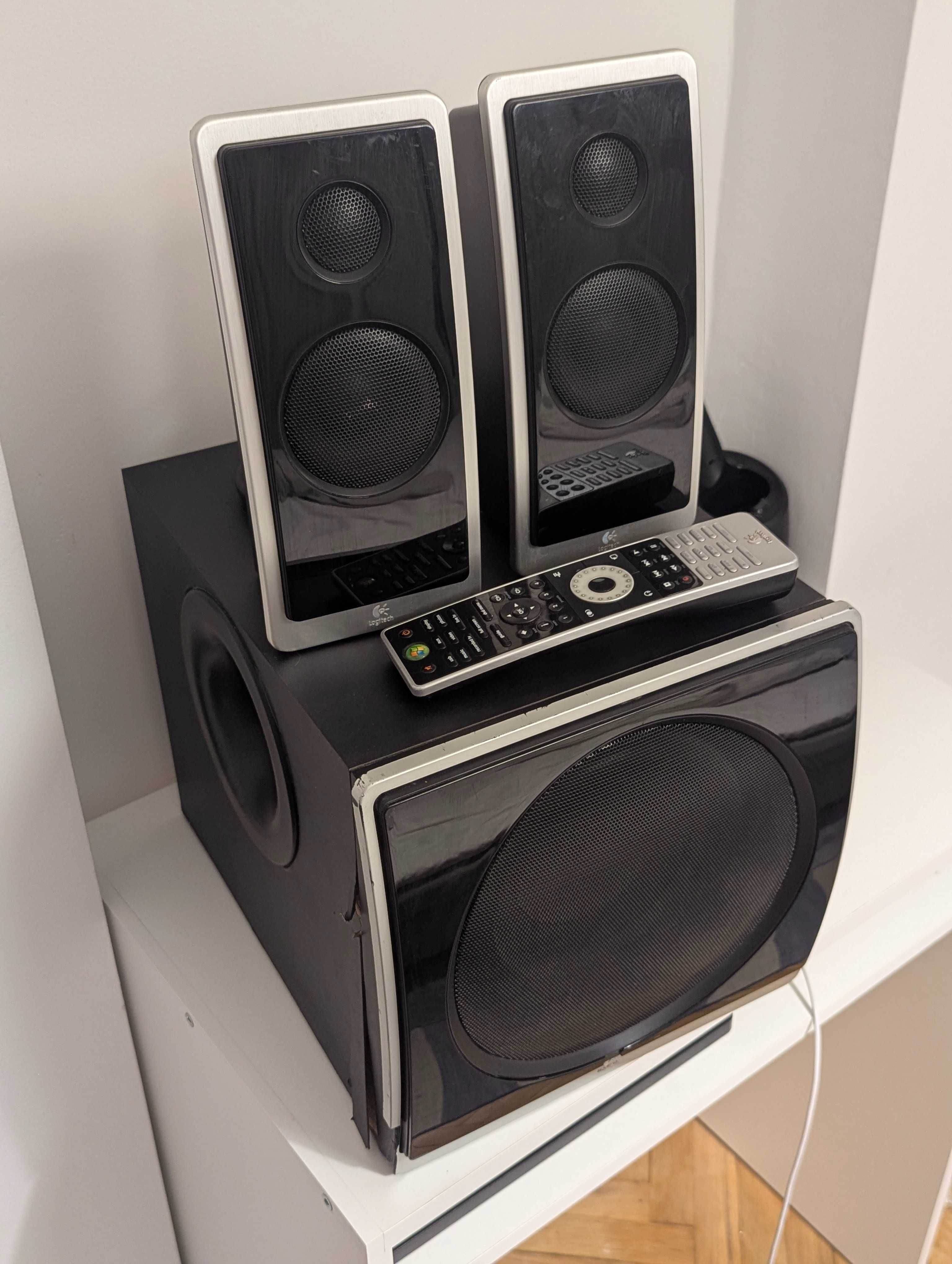 Звукова система 2.1 - Logitech Z Cinema Advanced Surround Sound System