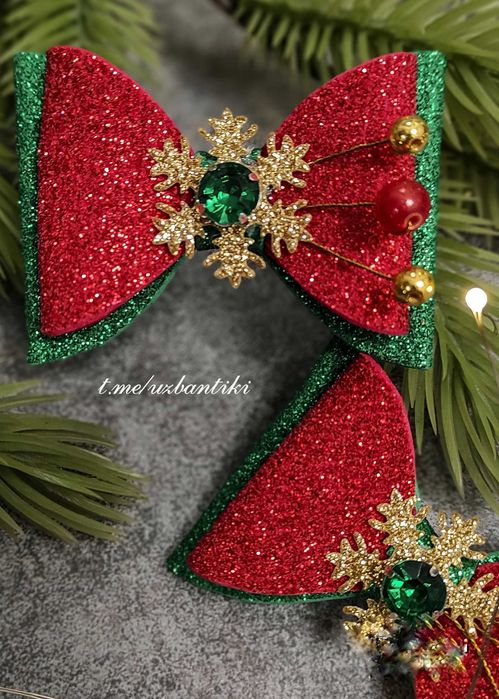 Бантики нарядные ручной работы