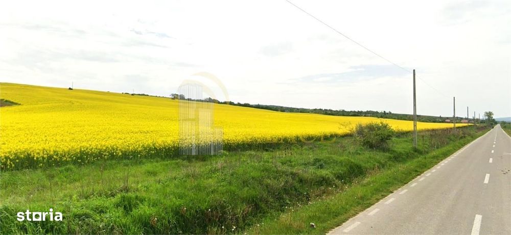 Teren agricol 64 ha comasat| Deschidere 800 m la drum comunal | Utilit