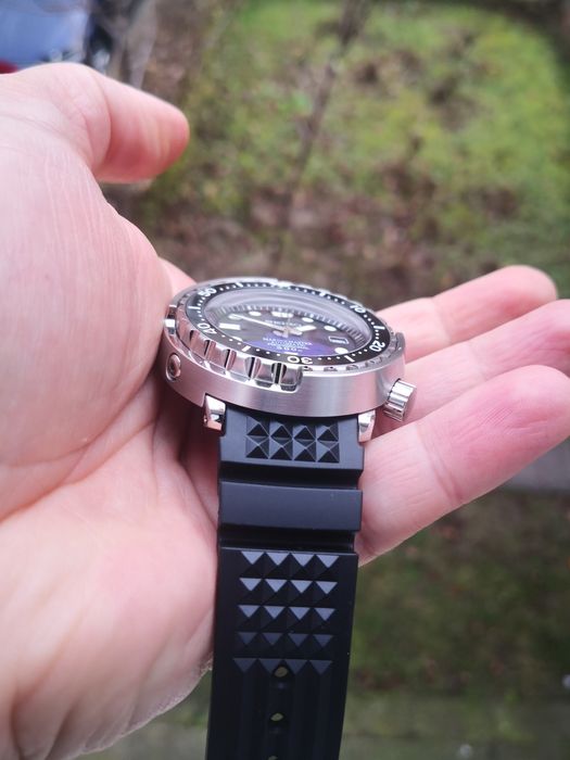 Ceas automatic Seiko Mod Tuna MarineMaster 300 MM300 curea cauciuc