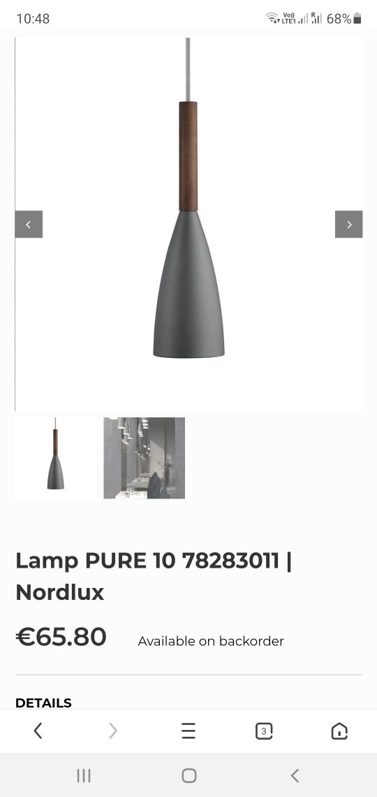 Lampa tavan Nordlux Pure 10