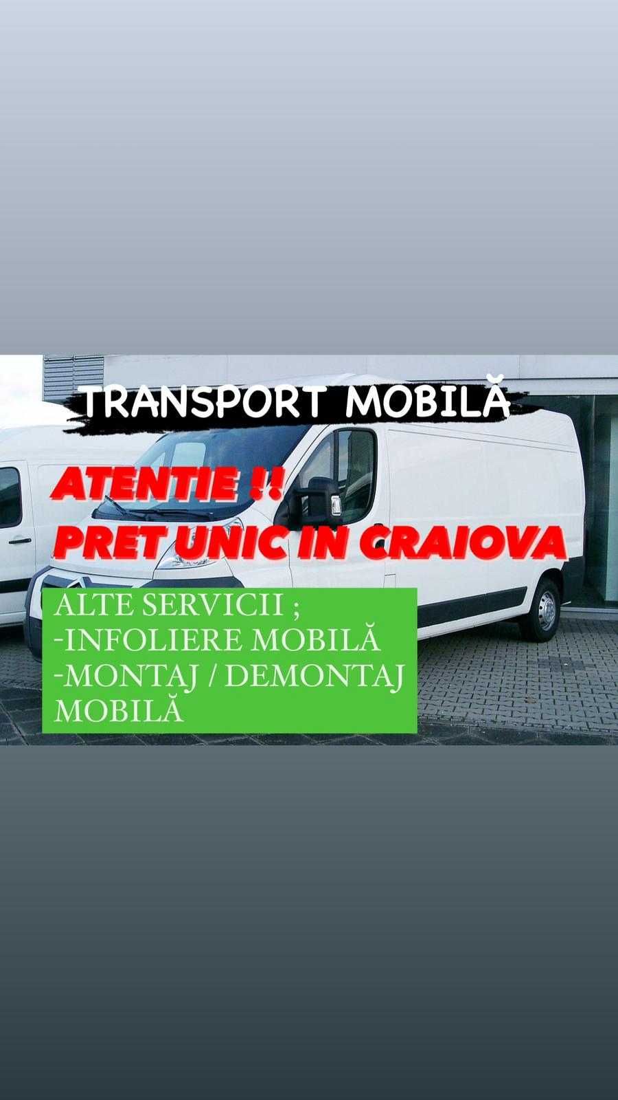 Transport Mobila și Marfa CRAIOVA si in TARA