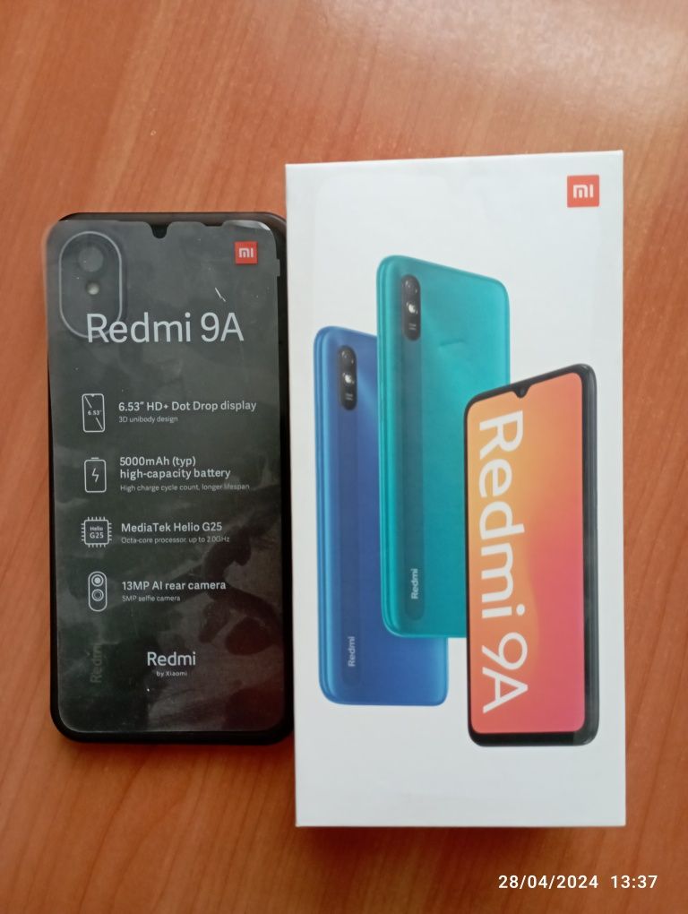 Redmi 9a Karob+dak bor