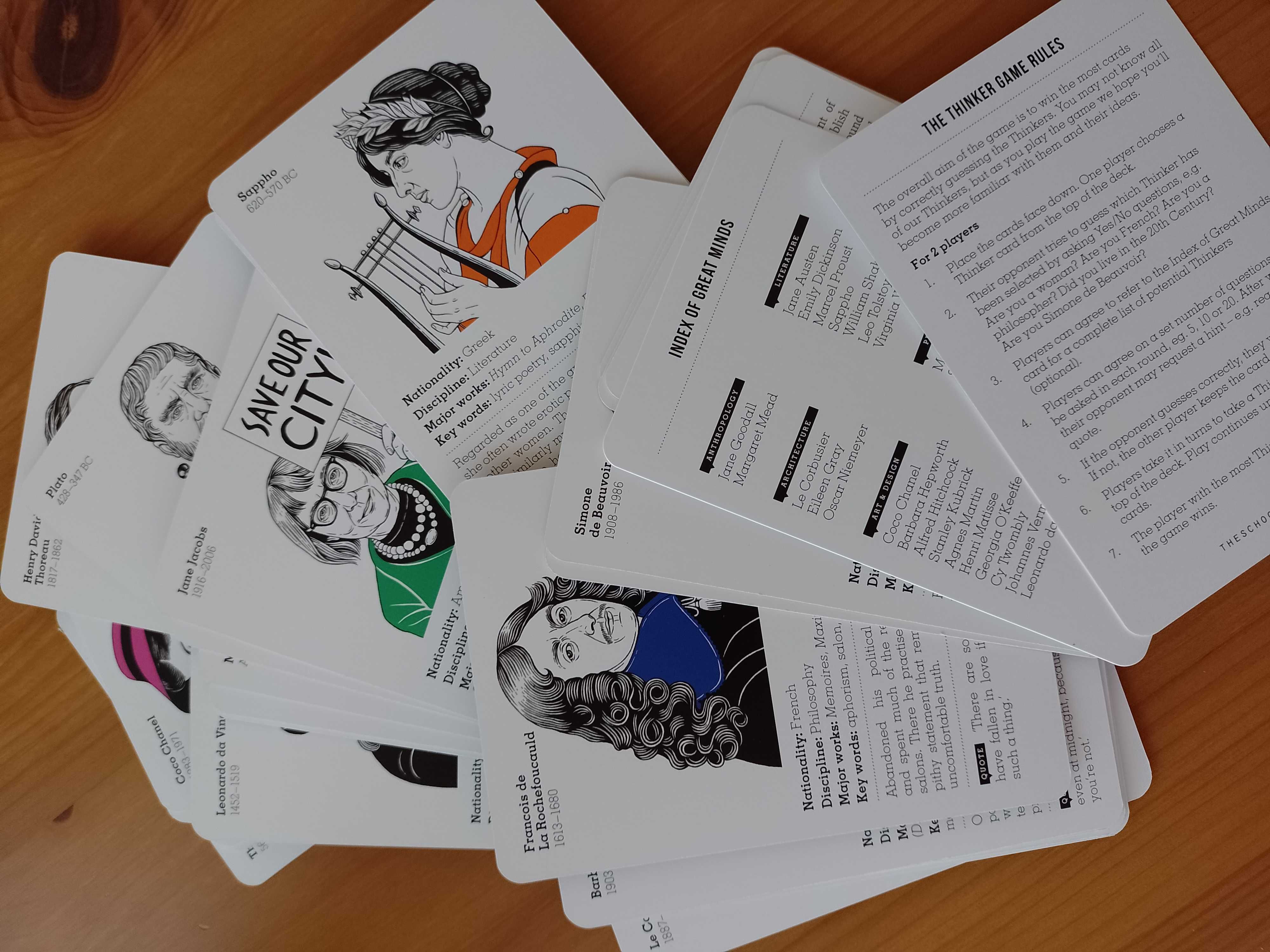 Карти The Thinker Game - The School of Life
