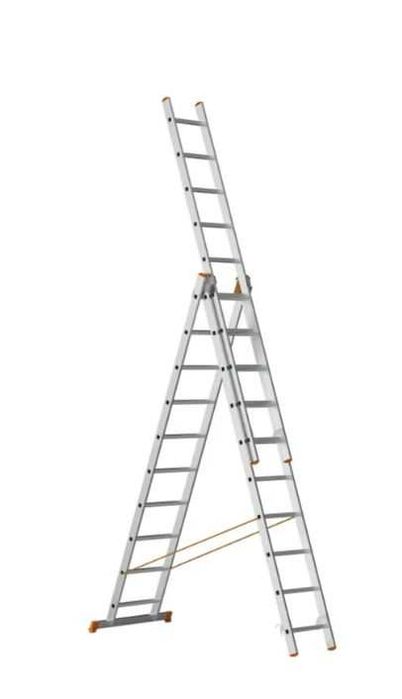 Срочно продам лестница строительная алюминиевая трехсекционная