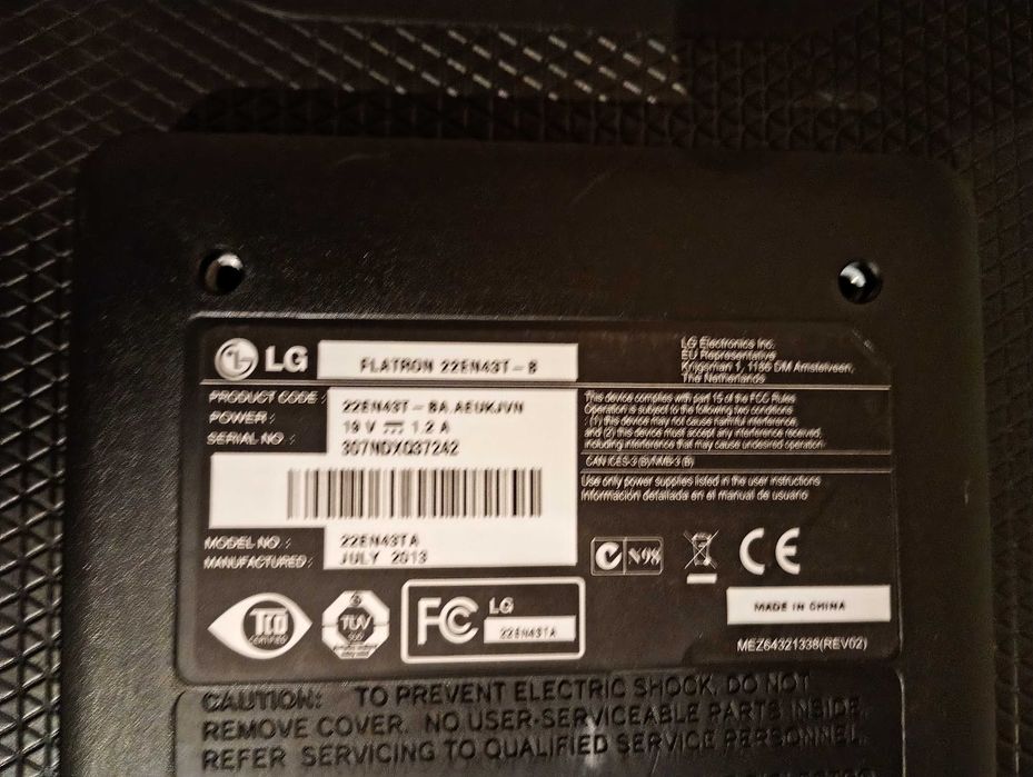 LG flatiron 22EN43T-B