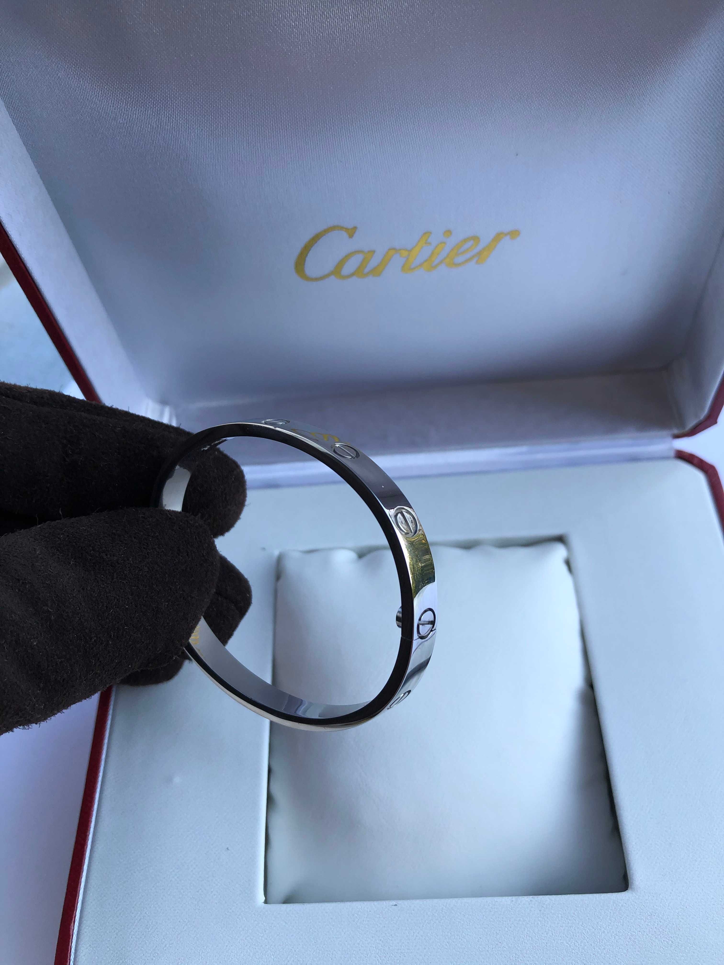 Brățară Cartier LOVE 16 Aur alb 18K