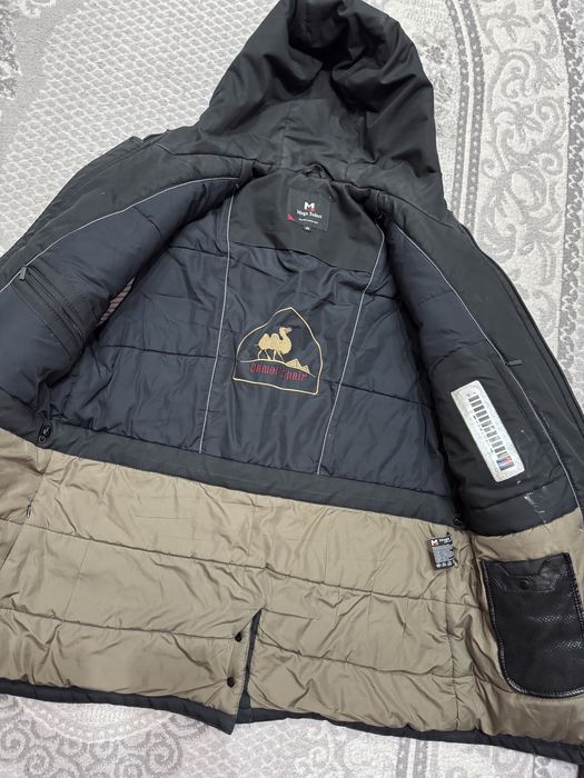 Мужская зимняя куртка р54, верблюжье шерсть