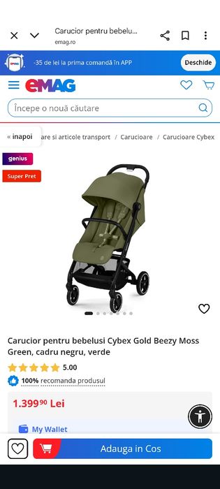 Cărucior Cybex Beezy