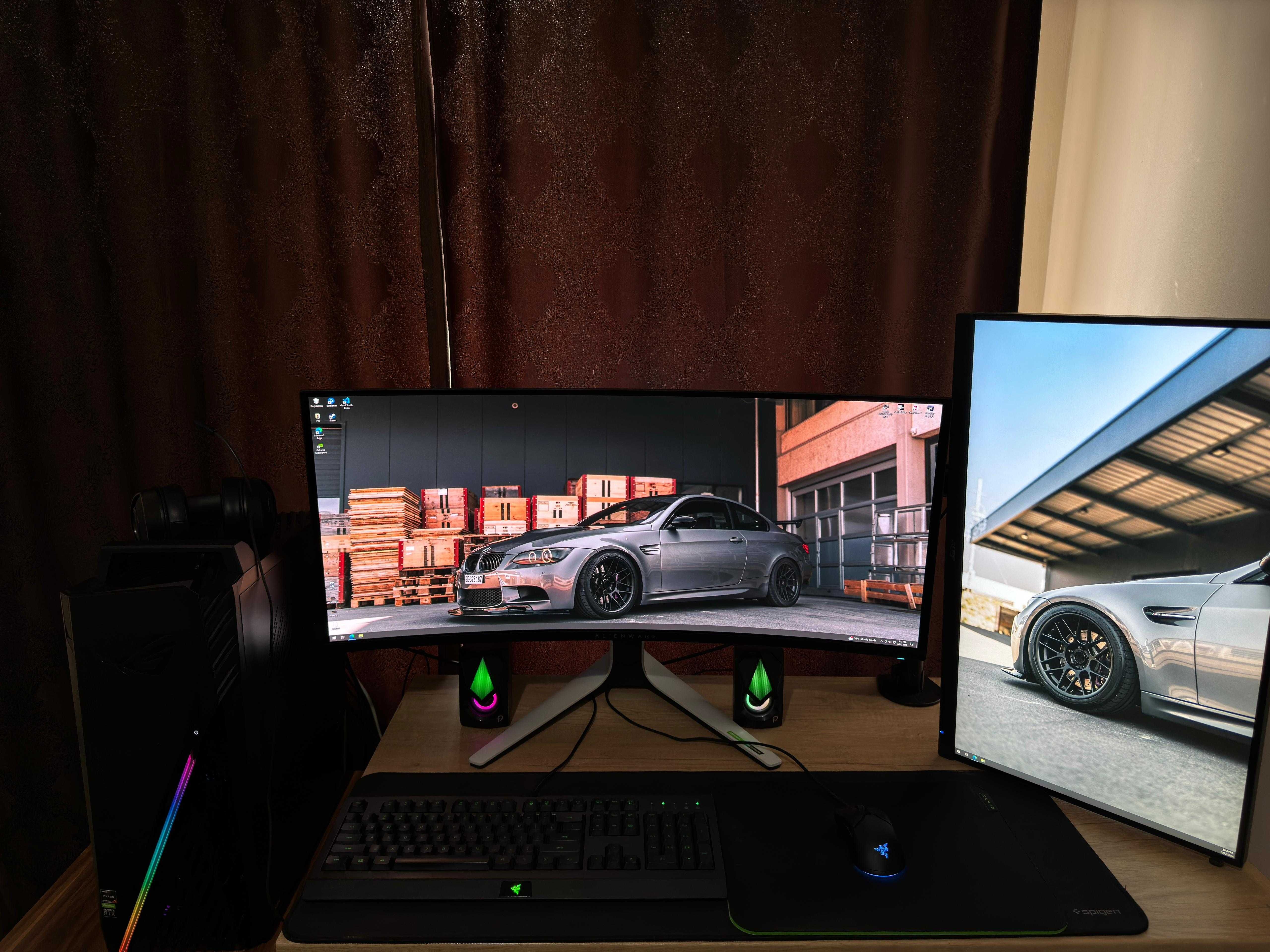 Setup gaming! Sistem Asus ROG / Alienware