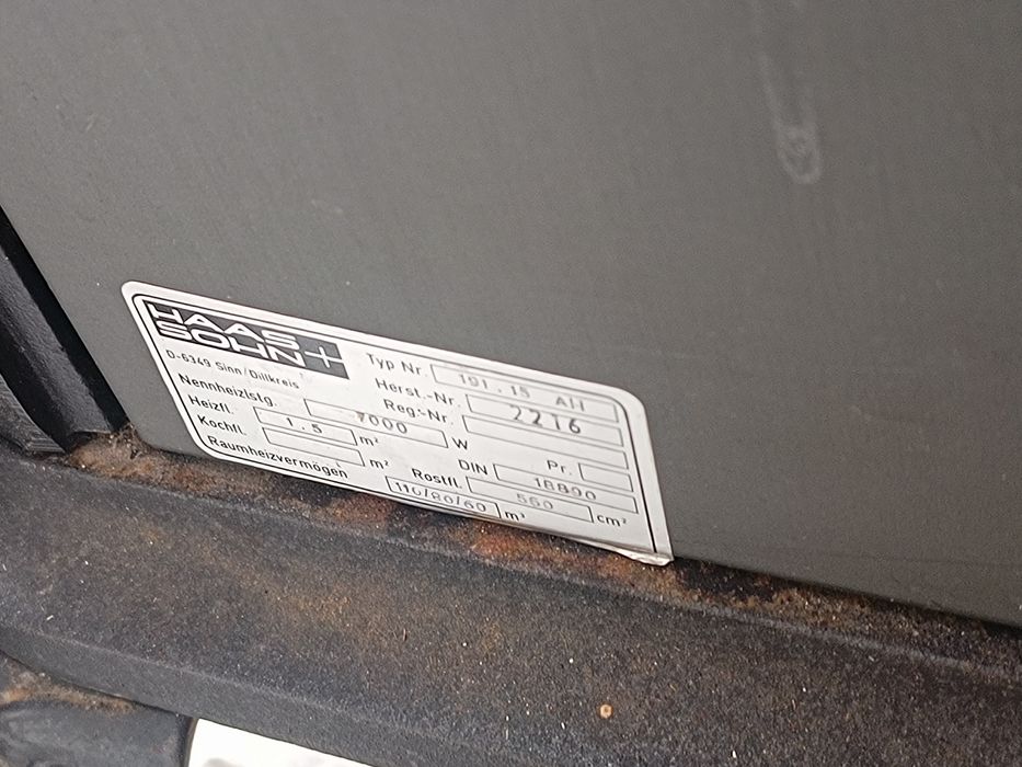 Sobă Haas Sohn 191.15 AH