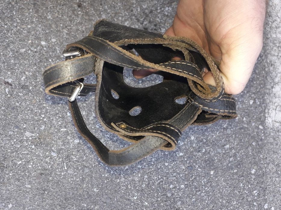 Botnita de piele pt caine