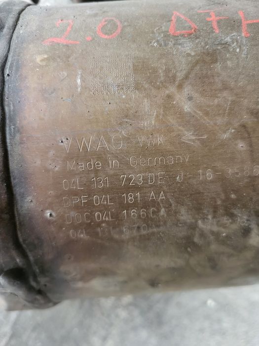 Filtru particule DPF Catalizator cu ad blue motor 2.0 tdi DFG VW