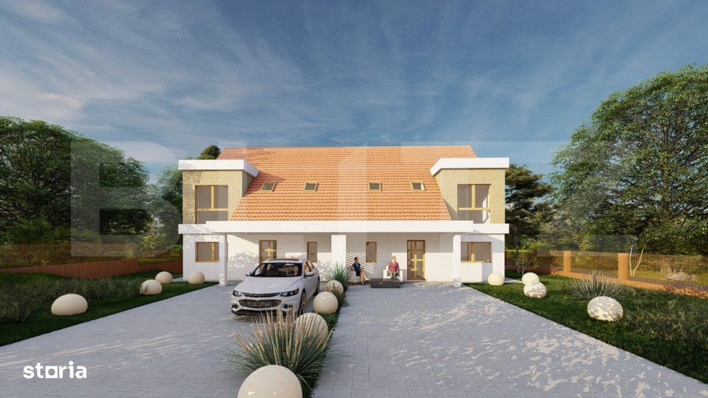 Unitate   de duplex in Chinteni cu teren de 450 mp