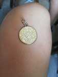 Medalion placat cu aur