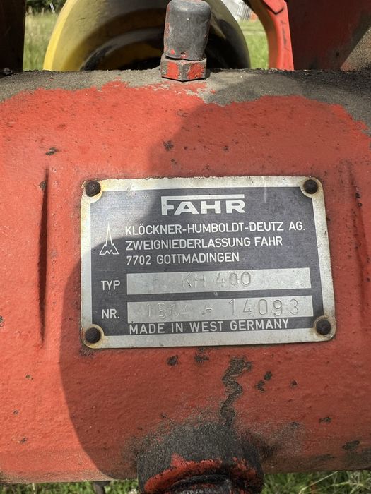Grebla intors fan Deutz-Fahr