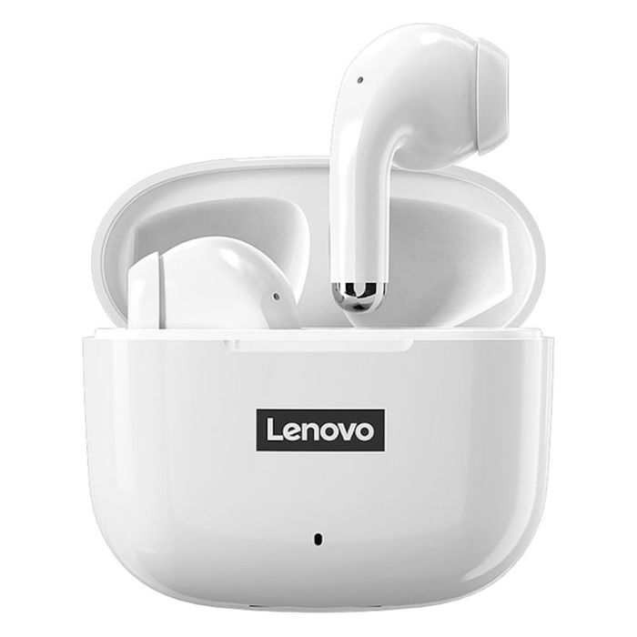 Слушалки Lenovo Thinkplus LP40, Bluetooth 5.1, безжични, водоустойчиви