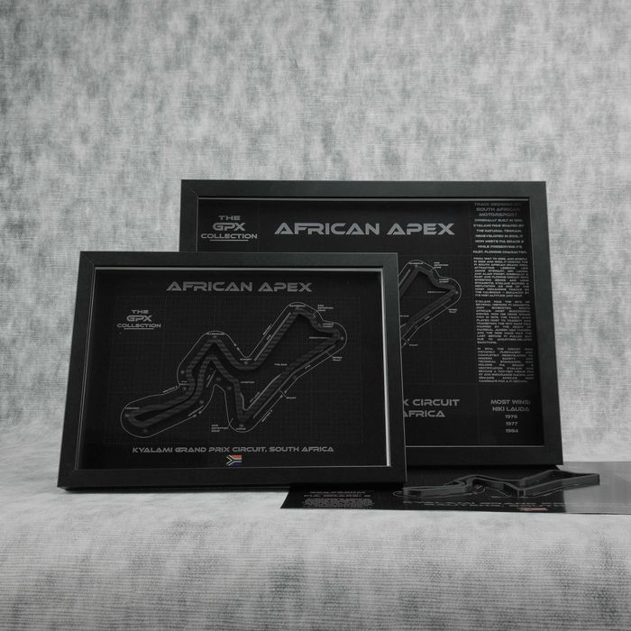 Kyalami – Hartă 3D circuit Formula 1 South African GP • GPX Collection