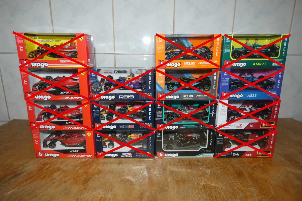 Machete Bburago - Formula 1