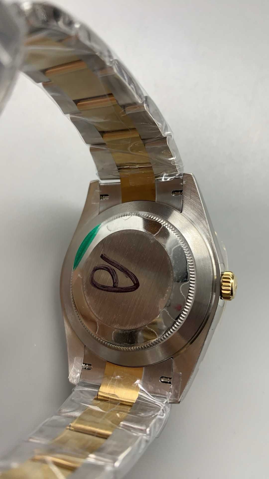 Rolex datejust oyster сребро злато 41mm