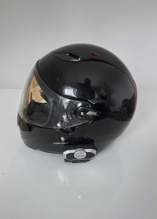 Каска SHARK Vision-R (M), Bluetooth Vimoto V8 и калъф за телефон