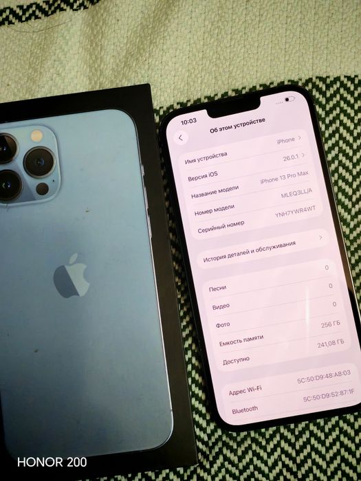 Iphone 13 Pro Max 256gb Sierra blue
