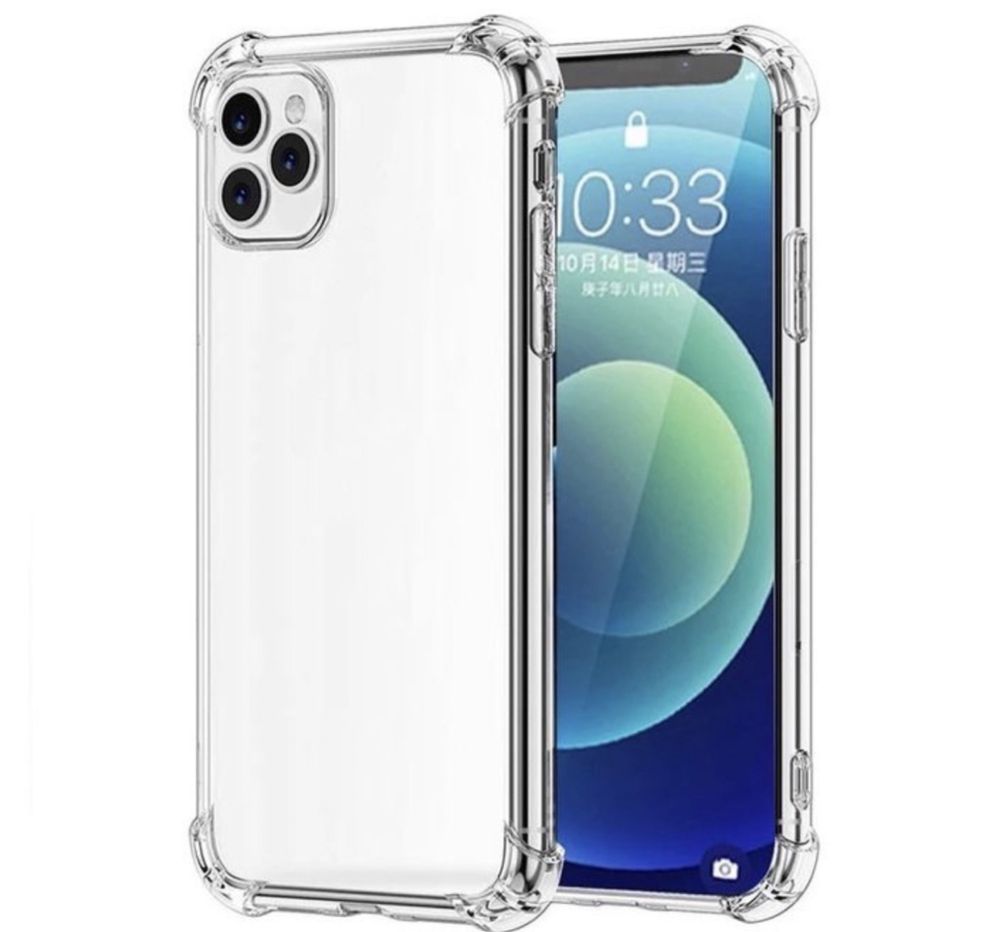 IPHONE 13/14/15/16E PRO MAX PLUS Husa Anti Soc Folie Protectie Colturi