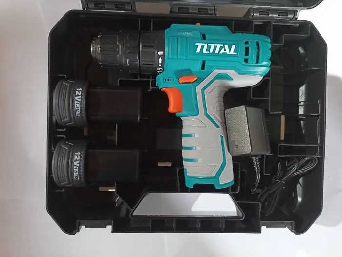 Шуруповерт TOTAL 20HM 12V 1.5Ah кейс