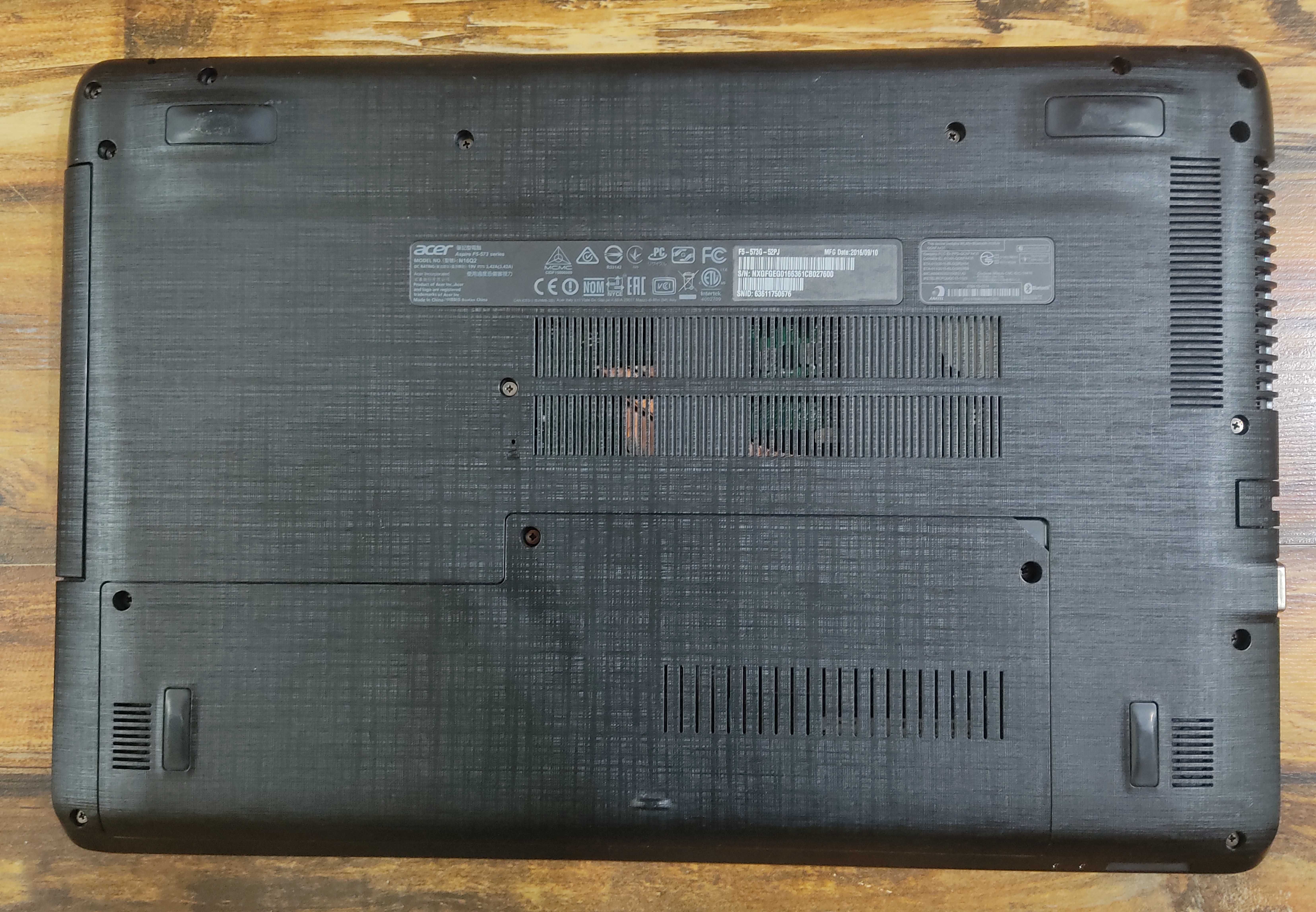 Acer Aspire F5-573G,i5-7200,Nvidia 940MX,16GB DDR4,256GB Nvme/500GB