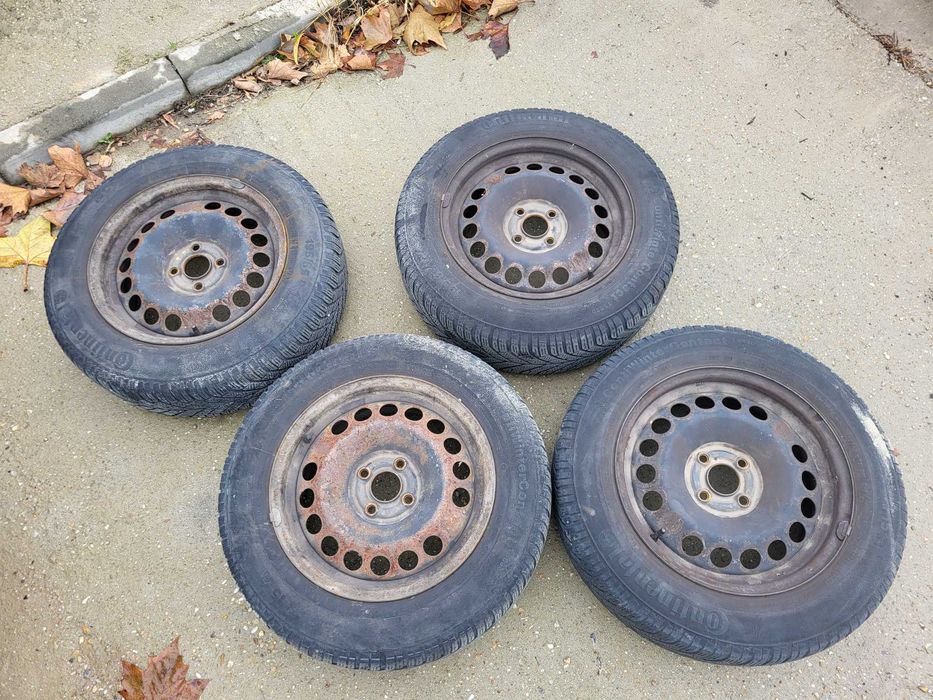 Jante Opel R15 4x100 cauciucuri iarna  195/65R15