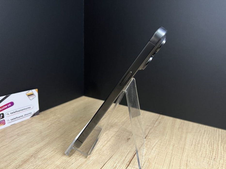 Iphone 15 Pro Max 1Tb Titanium Black 3 ani garanție, Telefoane Mureș