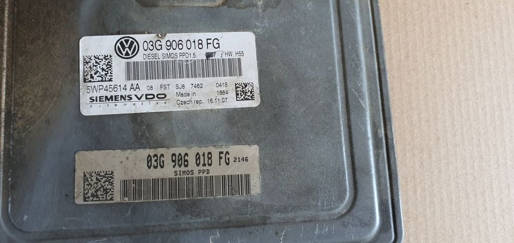 Calculator motor ecu 2.0 tdi BKP passat b6 03G 906 018 FG